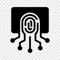 fingerprint access, fingerprint security, fingerprint authentication, fingerprint identification icon svg