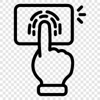 Fingerabdruckerkennung, FingerabdruckScanning, FingerabdruckScanningTechnologie, FingerabdruckScanner für Android symbol