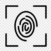 fingerprint scanners, fingerprint recognition, fingerprint ID, biometric icon svg