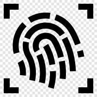 fingerprinting, fingerprinting services, fingerprint scanning, fingerprint identification icon svg