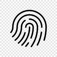fingerprinting, criminal, criminal record, fingerprints icon svg