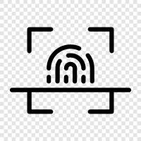 fingerprints, scan fingerprints, security, identity icon svg