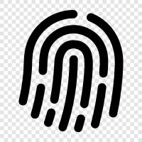 fingerprints, print, print fingerprint, print finger icon svg