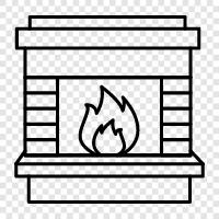 fire, logs, wood, burning icon svg