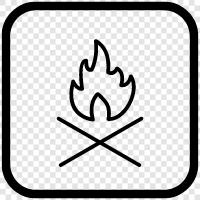 fire, camping, outdoors, backpacking icon svg