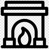 fire, heat, cooking, burning icon svg