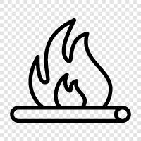 fire, celebration, outdoor, picnic icon svg