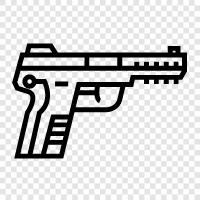 firearms, hunting, target shooting, self defence icon svg