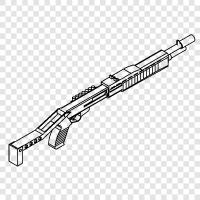 Schusswaffen, Schießen, Jagd, Munition symbol