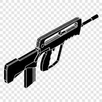 firearms, shooting, hunting, gun icon svg