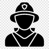 firefighter, first responders, emergency responders, emergency services icon svg