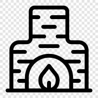 fireplace, flue, chimney sweep, fireplace cleaner icon svg