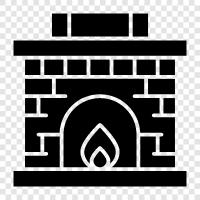 Kamin Mantel, Kamin Zubehör, Kamin Bildschirme, Kamin Protokolle symbol