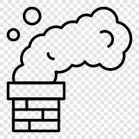 fireplace, flue, fire, chimney sweep icon svg