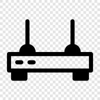 Firewall, Wireless, ADSL, Kabel symbol