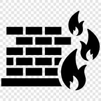 firewall, security, protect, secure icon svg