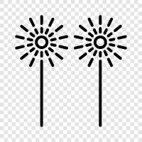 fireworks, sparkler, sparklers for sale, party supplies icon svg