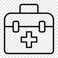 first aid kit contents, first aid kit for, first aid kit icon svg