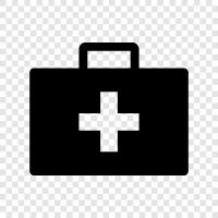 first aid supplies, first aid kit icon svg