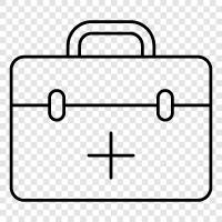 first aid supplies, first aid kit icon svg