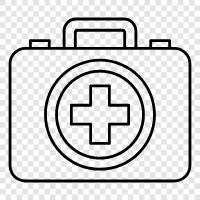 first aide kit, emergency kit, first aid, first aid kit icon svg