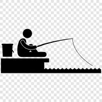 Fishing, Sport, Outdoor, Activity icon svg