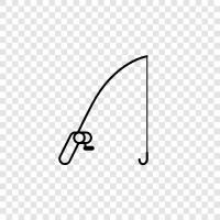 fishing rod telescopic, fishing rod extension, fishing rod reel, fishing rod icon svg