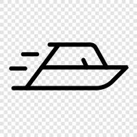 fishing, sailing, ocean, cruiser icon svg