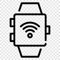 fitness tracker, health, activity tracker, smartwatch apps icon svg