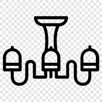 fixtures, lamps, light fixtures, light bulbs icon svg