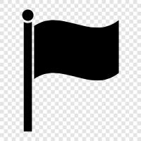 Flag Staff, Flagpole, Flagrant, Flagrant Display icon svg