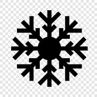 flake, snow, crystal, snowflake icon svg