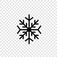 flakes, winter, beautiful, nature icon svg