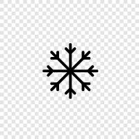 flakes, flake, falling, winter icon svg