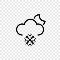 flakes, snowflakes, snow, winter icon svg