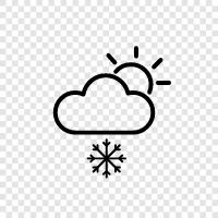 flakes, snowflakes, winter, cold icon svg