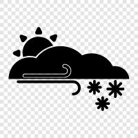 flakes, snow, accumulation, flake icon svg