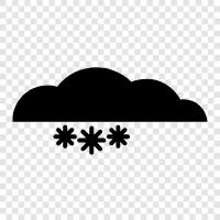 flakes, icy, cold, winter icon svg