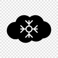 flakes, flakes Falling, snow, winter icon svg