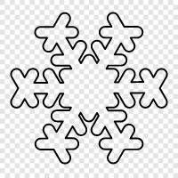 flakes, snow, snowflakes, snow flake icon svg