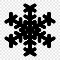 flakes, snow, ice, cold icon svg