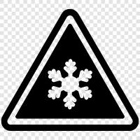 flakes, accumulation, forecast, White Christmas icon svg