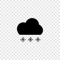 flakes, snowflakes, falling, winter icon svg