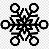 flakes, snowflakes, snow, ice icon svg