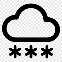 flakes, sleet, snowstorm, snowman icon svg