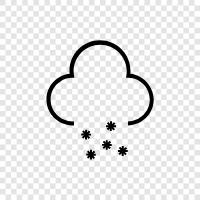 flakes, storm, cold, winter icon svg