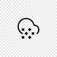 flakes, snowflakes, winter, cold icon svg