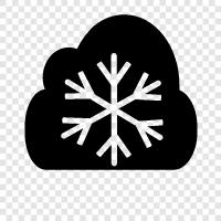 flakes, snowflakes, white, pristine icon svg