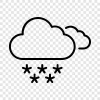 flakes, snowflakes, cold, winter icon svg