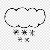 flakes, snowflakes, winter, cold icon svg